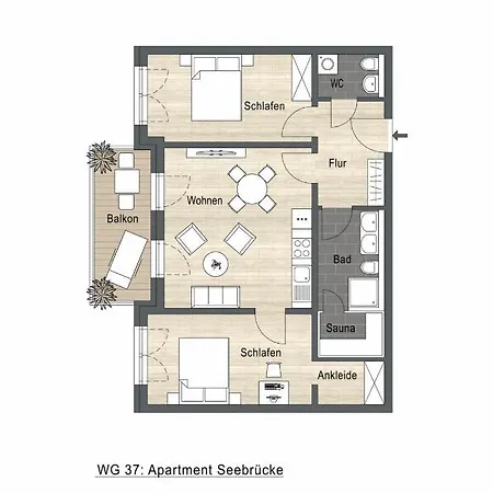 App 37 - Seebrucke, Riviera